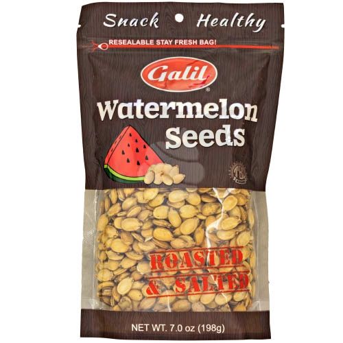 Galil watermelon seeds roasted & salted 6 oz