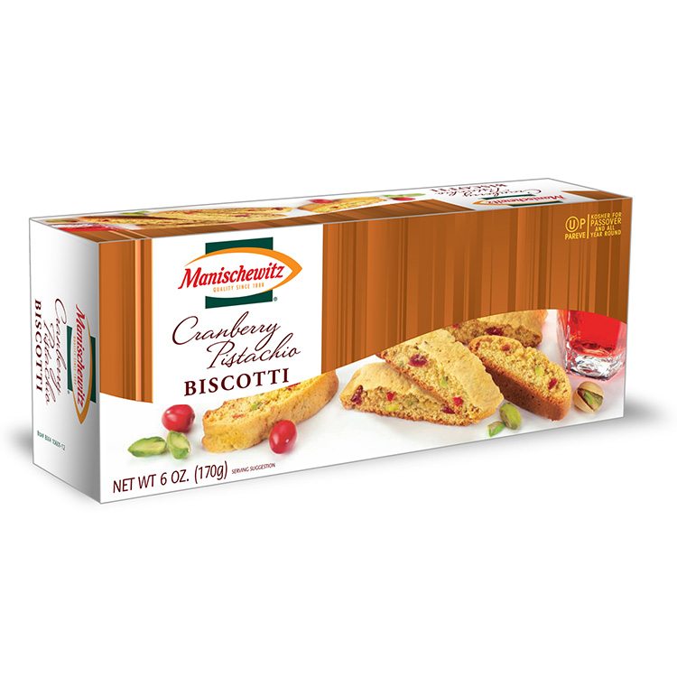 Manischewitz cranberry pistachio biscotti 6 oz