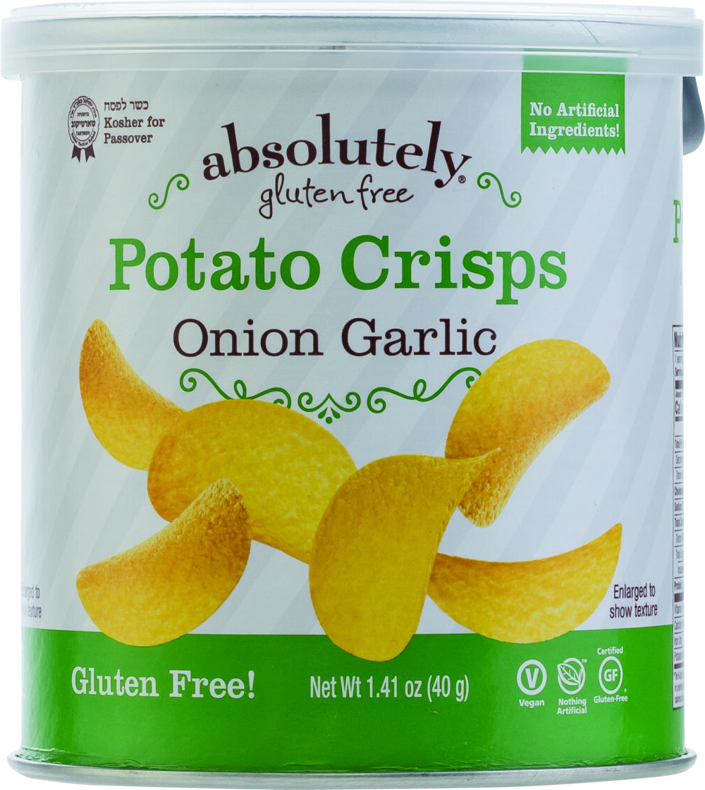 Absolutely Gluten Free Onion & Garlic Mini Stacked Potato Crisps 1.41 oz