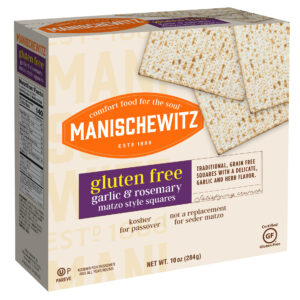 Manischewitz Garlic & Rosemary Gluten Free Matzo Squares 10 oz