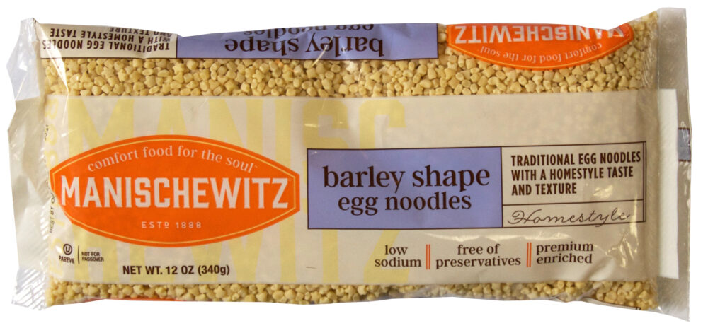 Manischewitz Barley Shape Egg Noodles 12 oz