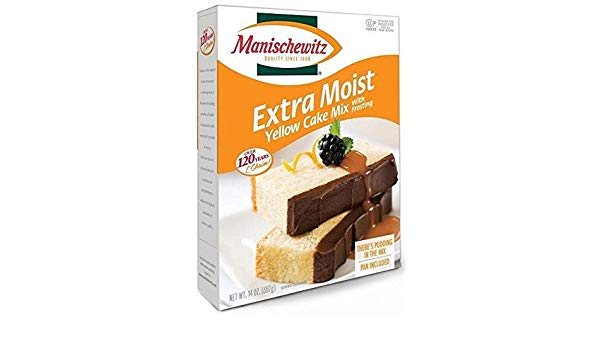 Manischewitz Extra Moist Yellow Cake With Frosting 14 oz