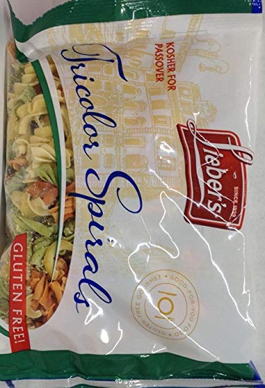 Lieber's Pasta Tricolor Spirals 9 oz