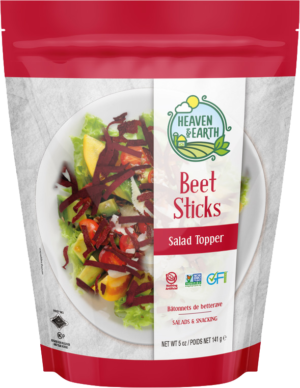 Heaven & Earth Beet Sticks Salad Topper 5 oz