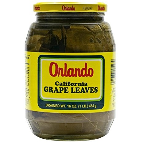 Orlando California Grape Leaves (Drained WT 16 oz)