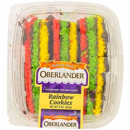 Oberlander Rainbow Cookies 8 oz