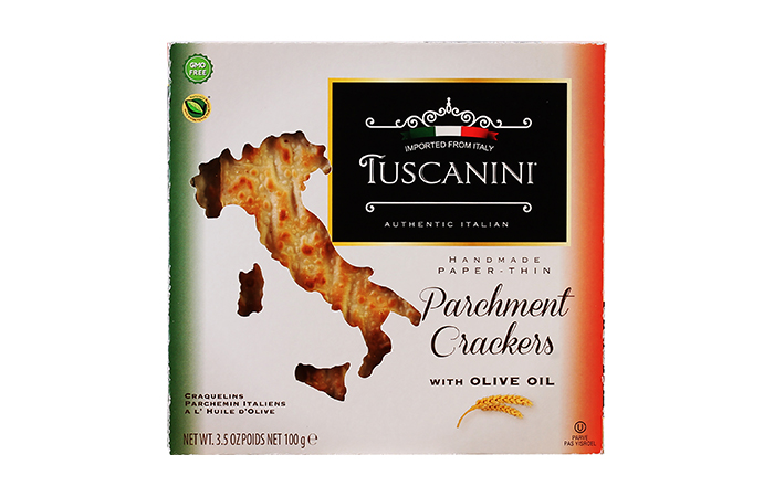 Tuscanini Original Parchment Crackers 3.5 oz