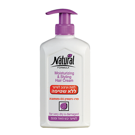 Natural Formula Purple Pump For Dry & Damaged Hair 400ml