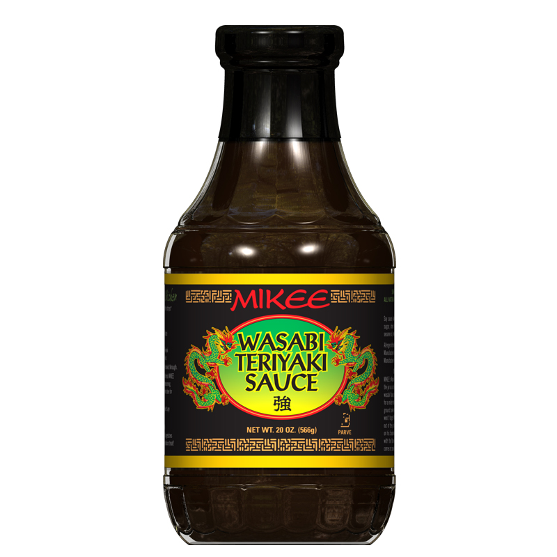 Mikee Wasabi Teriyaki Sauce 20 oz