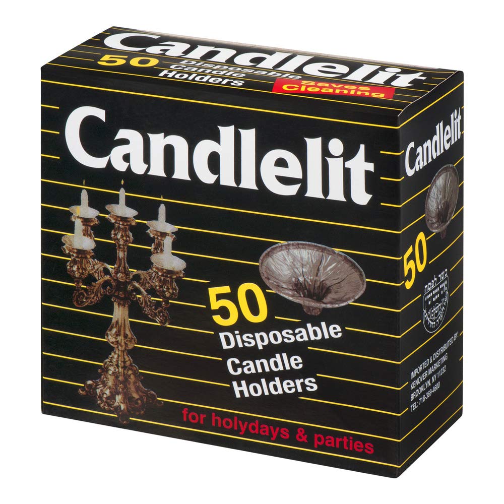 Candlelit 50 Disposable Candle Holders