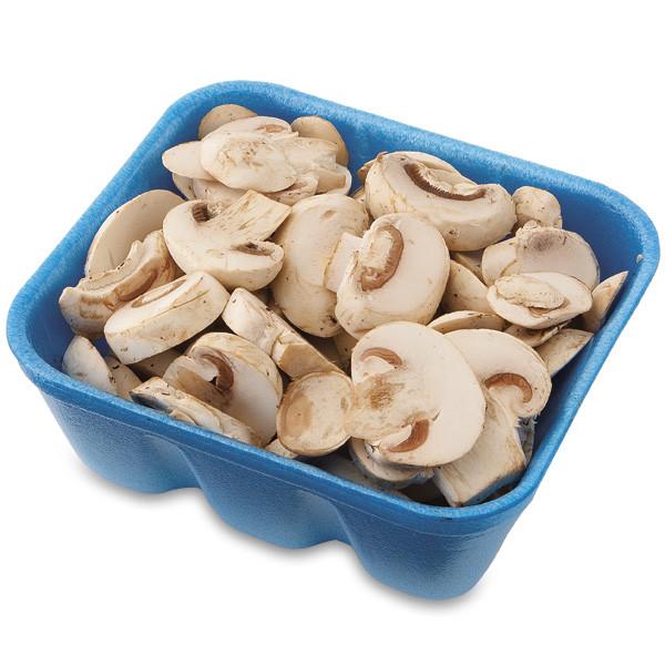 Cello Sliced White Mushrooms 8 oz