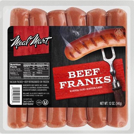 Meal Mart Beef Franks 12 oz