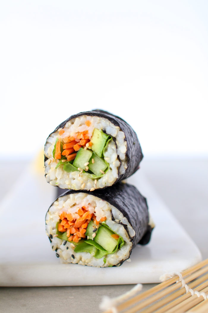 Cucumber Carrot Sushi Roll (8 Pieces)