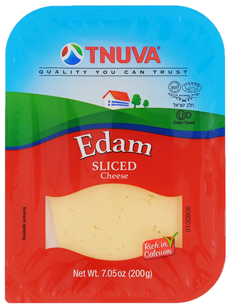 Tnuva Edam Sliced Cheese 7.05 oz