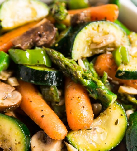 Sauteed Vegetables - Serve 6 to 8 People