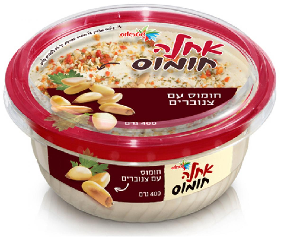 Strauss Achla Hummus with Pinenuts-Kitniyot- 14.1 oz