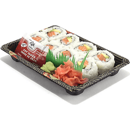 Raw Salmon Avocado Sushi Roll (8 Pieces)