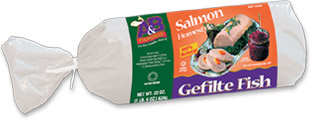 A&B Famous Salmon Gefilte Fish 22 oz