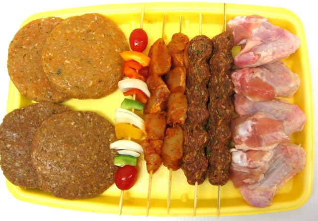 Deluxe BBQ Family Combo ( Beef burgers, Chicken burgers, Chicken kabobs, Kifta kabobs, Chicken wings, and 1 Veggie kabobs)