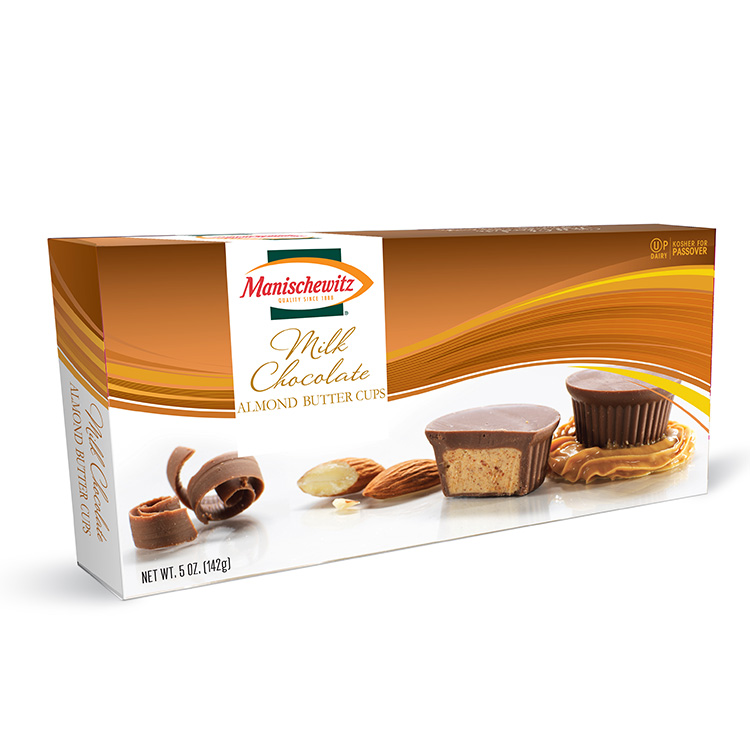 Manischewitz Milk Chocolate Almond Butter Cups 5 oz