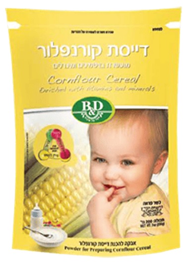 B&D Baby Corn Flour Cereal 200 Grams