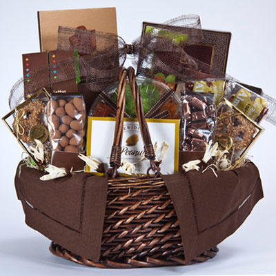 Brown Themed Deluxe Gift Basket