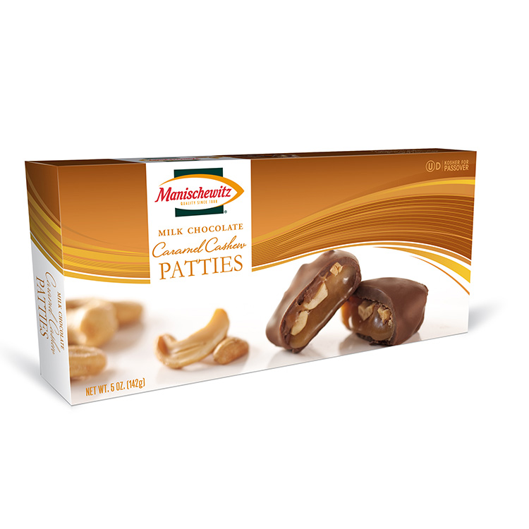 Manischewitz Caramel Cashew Patties 5 oz