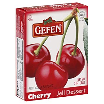 Gefen Cherry Jell Dessert 3 oz