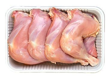 Skinless Chicken Legs Quater 5pcs 3.5lb Pack