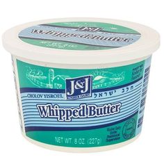 J&J whipped butter cups 8 oz