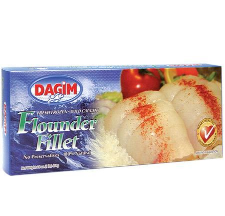 Dagim Flounder Fillet 16 oz (Box)