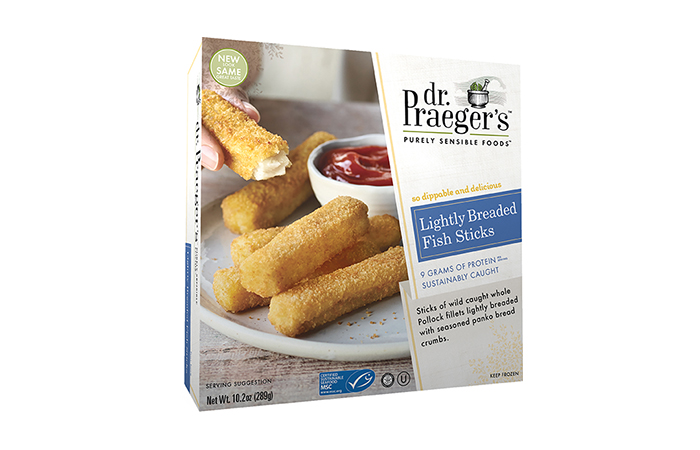 Dr. Praeger's Lightly Breaded Fish Sticks 10.2 oz