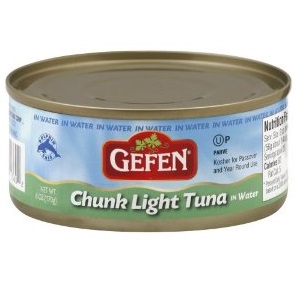 Gefen Chunk Light Tuna In Water 6 oz