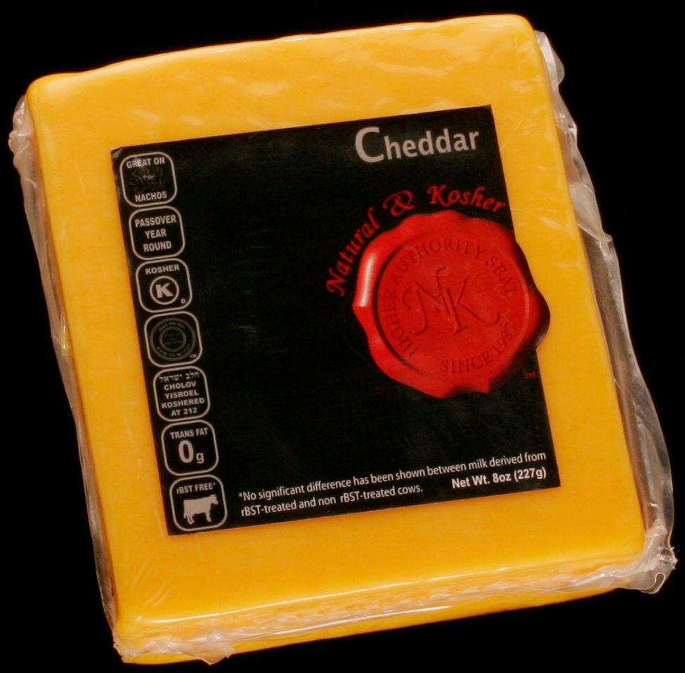 Natural & Kosher Cheddar Cheese 8 oz