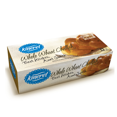 Kineret Whole Wheat Braided Challah Dough 15 oz