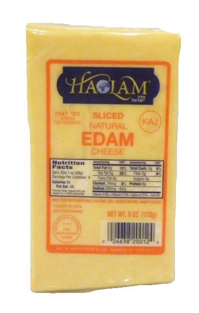 Haolam Sliced Natural Edam Cheese 6 oz