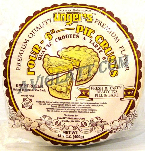 Unger’s Four 6 Pie Crusts 14.1 oz