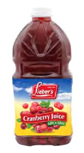 Lieber's Cranberry Juice Cocktail 64 oz