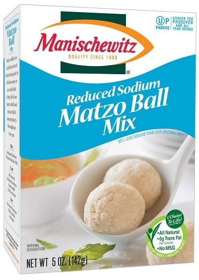 Manischewitz Reduced Sodium Matzo Ball Mix 5 oz