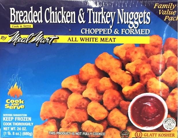 Meal Mart Family Value Pack Breaded Chicken & Turkey Nuggets 24 oz