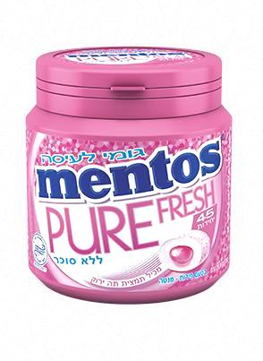 Mentos Pure Fresh Fruit Mint Flavored Gum 45 Pieces