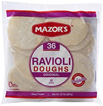 Mazor's Ravioli Dough 36 ct 10 oz