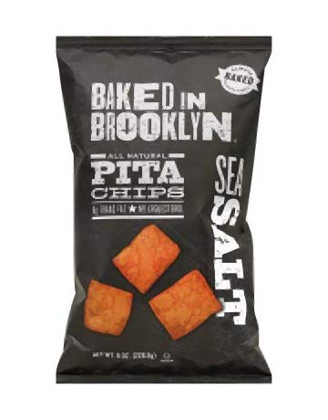 Aladdin Bakers Baked in Brooklyn Flatbread Crisps Sea Salt 6 oz