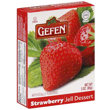 Gefen Strawberry Jell Dessert 3 oz