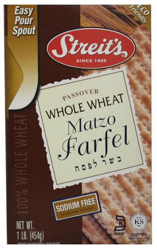 Streit';s Passover Whole Wheat Matzo Farfel 16 oz