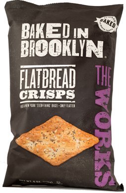 Aladdin Bakers Baked in Brooklyn Flatbread Crisps The Works 6 oz