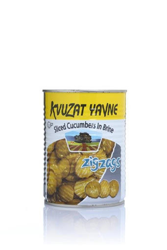 Kvuzat Yavne Sliced Cucumbers in Brine 19 oz