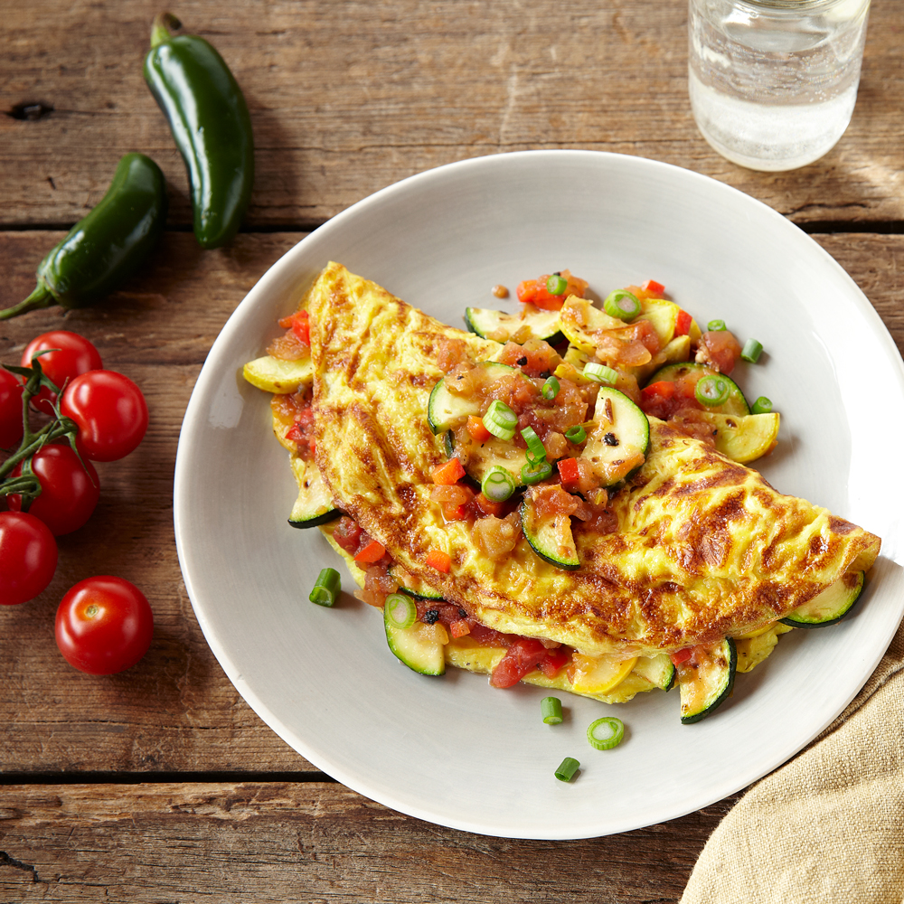 Breakfast Package Vegetable Omelet Pita