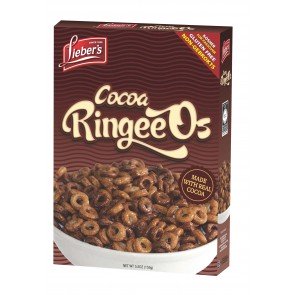 Lieber's cocoa rings cereal 5.5 oz